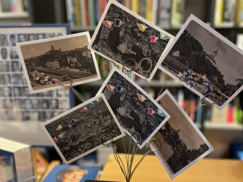 Karten in der Buchhandlung Hintzen