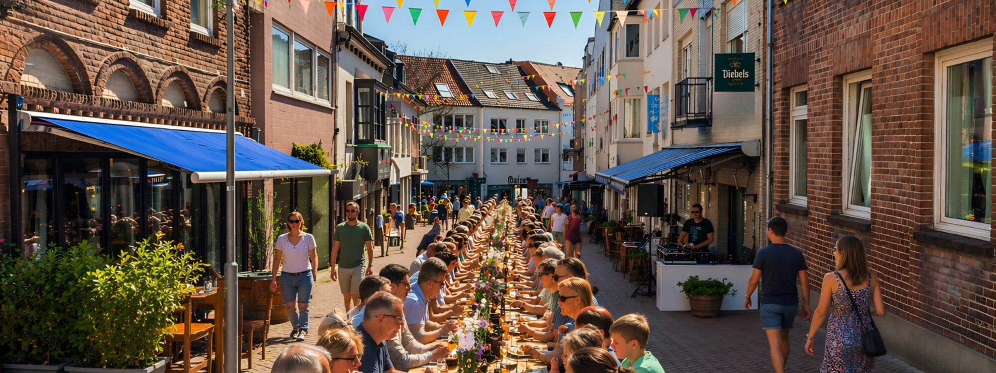 So schön könnte die Schloßstraße beim Bergfest aussehen